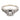 Vintage 1.00 carat diamond 14k white gold engagement ring