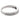 Vintage diamond 14k white gold half eternity band