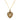 Victorian old mine cut diamond 18k yellow gold enamel heart locket pendant