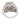 Vintage GIA 1.12 carat diamond 18k white gold ring Rings Jack Weir & Sons