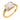 Victorian GIA 2.02 carat DVS1 old mine cut diamond 14k yellow gold ring Rings Jack Weir & Sons