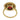 Victorian 5.00 carat garnet diamond 18k yellow gold cluster ring Rings Jack Weir & Sons