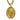 Victorian 18k yellow gold lyre necklace