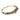 Victorian rose cut diamond ruby 14k rose gold bracelet