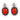 Art deco style coral onyx diamond platinum drop earrings