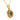 Vintage 2.70 carat emerald diamond 14k yellow gold necklace Necklaces Jack Weir & Sons