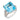Mid Century 12.00 carat aquamarine diamond platinum ring