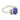 Vintage 3.93 carat tanzanite diamond platinum ring Rings Jack Weir & Sons