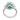 Vintage GIA 1.73 carat Colombian emerald diamond platinum ring Rings Jack Weir & Sons