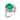 Vintage GIA 1.73 carat Colombian emerald diamond platinum ring Rings Jack Weir & Sons