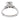 Mid Century GIA 1.85 carat old mine cut diamond 14k white gold engagement ring