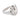 Vintage diamond 14k white gold horseshoe ring Rings Jack Weir & Sons