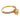 Vintage GIA 1.41 carat diamond 14k yellow gold engagement ring