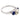 Vintage GIA 1.29 carat diamond sapphire 18k white gold engagement ring