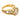 Vintage GIA 1.94 carat diamond 18k yellow gold pave ring