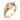 Vintage GIA 2.01 carat old mine cut diamond 14k yellow gold bezel set ring