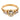 Vintage GIA 2.01 carat old mine cut diamond 14k yellow gold bezel set ring