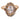 Victorian GIA 1.51 carat diamond 14k yellow gold cluster ring