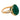 Vintage French GIA 12.53 carat emerald diamond 18k yellow gold ring