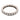 French Mid Century diamond 18k white gold eternity band