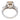 Art Deco GIA 5.35 carat light brown old mine cut diamond platinum ring