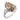 Lugano GIA 7.53 cart fancy color diamond 18k white gold ring