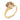 Victorian GIA 3.41 carat old mine cut diamond 14k yellow gold engagement ring
