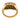 Mid Century 2.50 carat diamond 18k yellow gold platinum ring