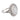 Art Deco 3.00 carat star sapphire diamond platinum cluster ring