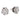 Contemporary 4.00 carat diamond 18k white gold flower earrings