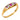 Victorian English ruby diamond 18k yellow gold 5 stone band ring
