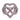 Vintage fancy pink diamond platinum infinity heart ring