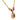 Vintage 2.10 carat ruby diamond 18k yellow gold necklace