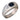 Mid Century 1.10 carat sapphire diamond platinum bezel set ring