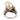 Mid Century pearl diamond platinum ring