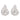 Sabbadini vintage 8.50 carat diamond 18k white gold earrings Earrings Sabbadini