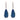 Vintage 5.00 carat sapphire diamond 18k white gold drop earrings