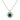 Vintage GIA 1.27 carat emerald diamond platinum ballerina necklace Necklaces Jack Weir & Sons
