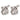 Mid Century 3.50 carat diamond platinum earrings