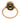 Edwardian Austro-Hungarian sapphire diamond 14k rose gold silver ring