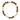 Seaman Schepps vintage white agate wood 18k yellow gold bead necklace