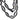 Kwiat diamond 18k white gold onyx link necklace Necklaces Kwiat