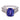 Vintage 5.50 carat tanzanite diamond 18k white gold ring