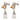 Vintage pearl diamond two tone gold earrings