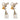 Vintage pearl diamond two tone gold earrings