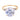 Vintage EGL 4.05 carat round laser drill diamond 14k yellow gold engagement ring