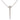 Lugano diamond 18k white gold golf tee pendant necklace Necklaces Lugano