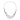 Contemporary 39.84 carat sapphire diamond 18k white gold necklace