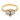 Victorian old European cut diamond 14k yellow gold ring