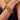 Bold French Mid Century 4.00 carat diamond 18k yellow gold bracelet